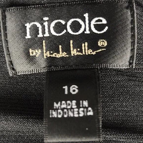 Nicole Miller Rainbow Maxi Dress Sleeveless Size 16 - Picture 9 of 10